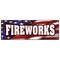 Signmission FIREWORKS BANNER SIGN stand firework store signs July 4th firecracker fourth B-72 Fireworks - alternate 1